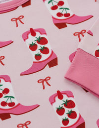 Bamboo Two Piece Set | Bootsberry Cowgirl: 8-9Y