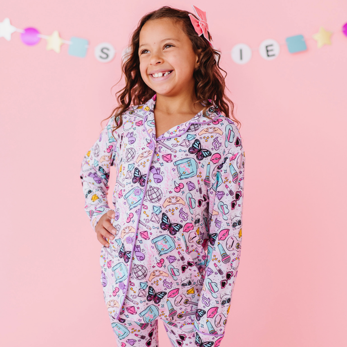 Look What You Made Me Snooze Kids Flare Set: 9/10Y