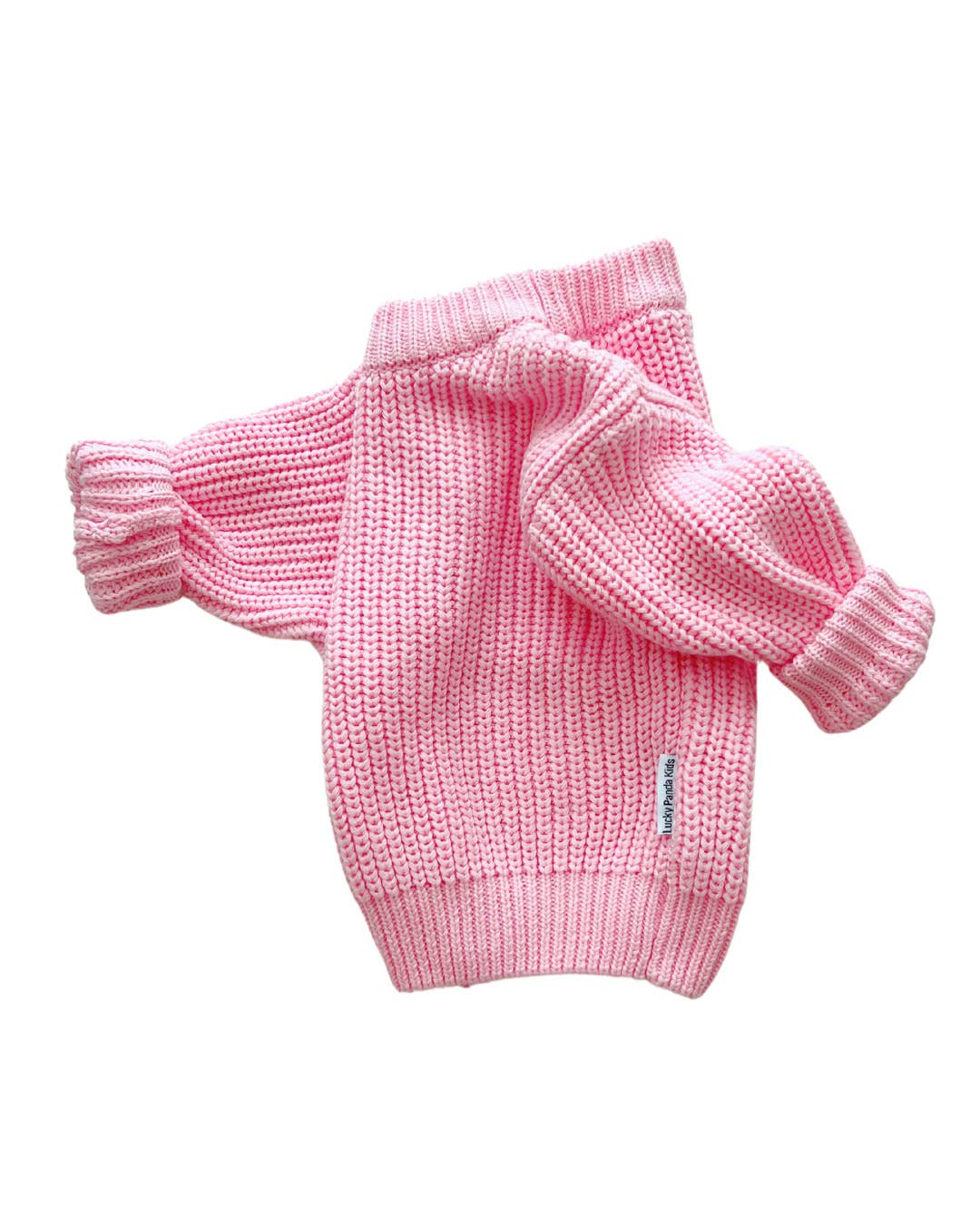 Chunky Knit Sweater | Pink: 4-5T