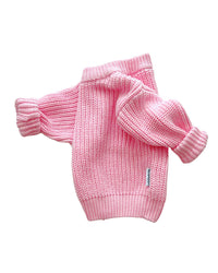 Chunky Knit Sweater | Pink: 4-5T