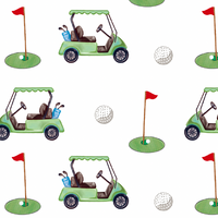 Baby Muslin Swaddle Blanket 47x47 Golf A Round