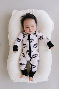 Bamboo Zip Romper | Mom Tattoo: 18-24M