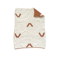 Mini Blanket || Arrow Caramel + Cream