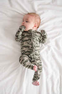 Zipper Romper - Camo: 18-24 Months