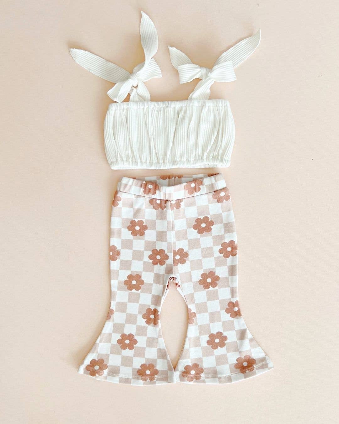 Flare Set | Latte Daisy: 6-12M