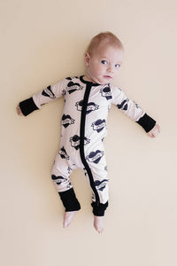Bamboo Zip Romper | Mom Tattoo: 12-18M