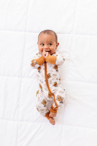 Pigskin Pals Convertible Footies: 6-12 Months