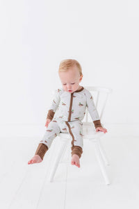 Duck, Duck Cute Ribbed Convertible Footies: 18-24 Months