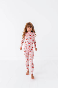 Pumpkin Cherry Kids Pajamas: 9/10Y