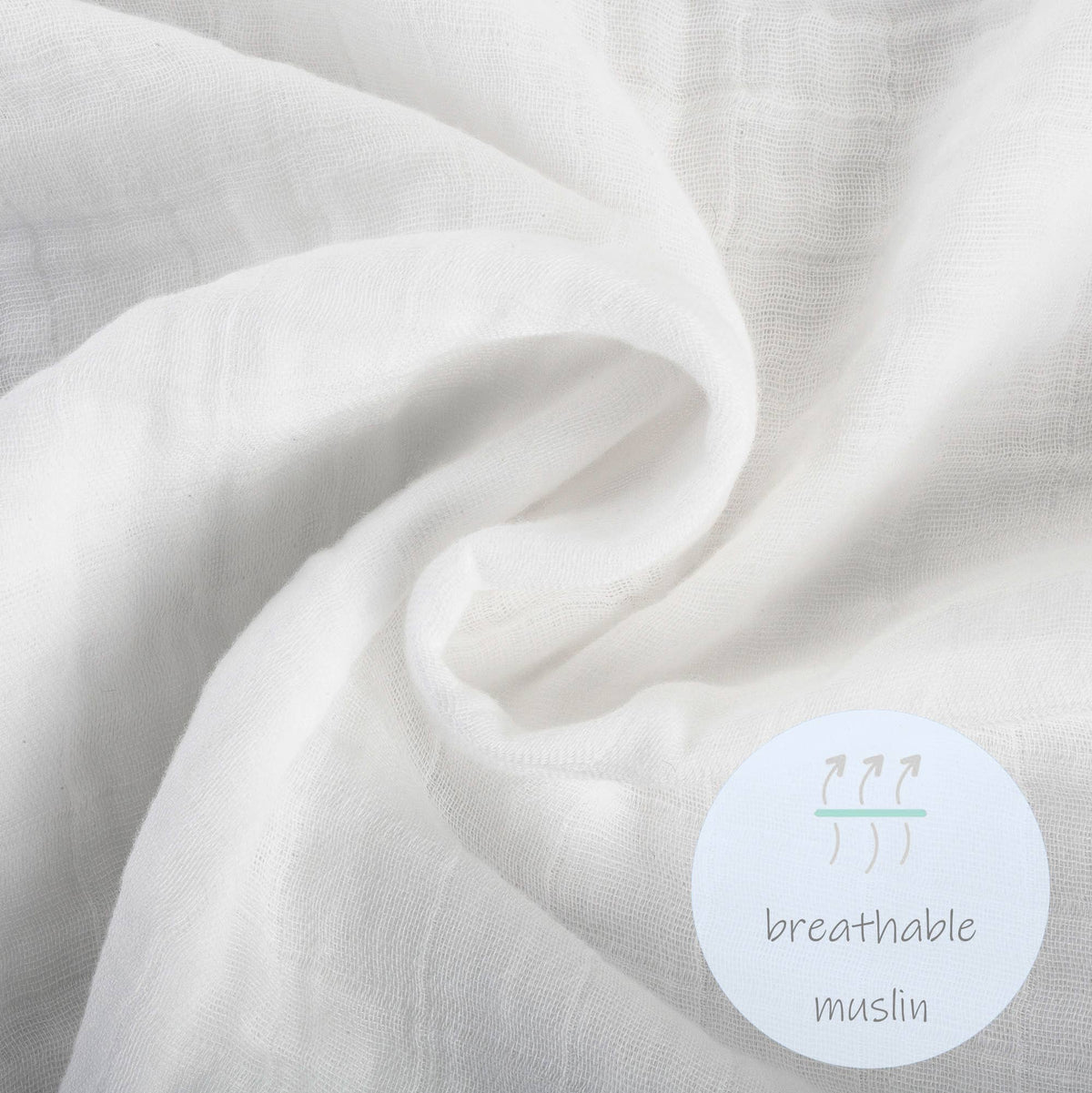 Baby Muslin Swaddle Blanket 47x47 Baby Shark