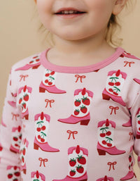 Bamboo Two Piece Set | Bootsberry Cowgirl: 4T