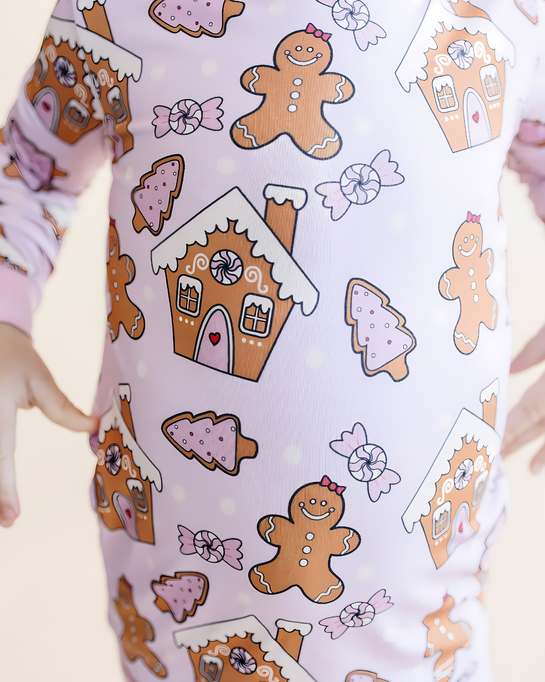 Christmas Kids Bamboo Two Piece Set | Gingerbread Cookies: 5T