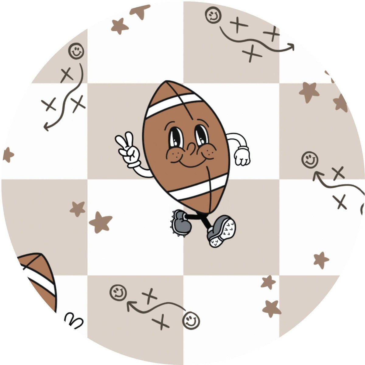 Pigskin Pals Kids Pajamas: 3T