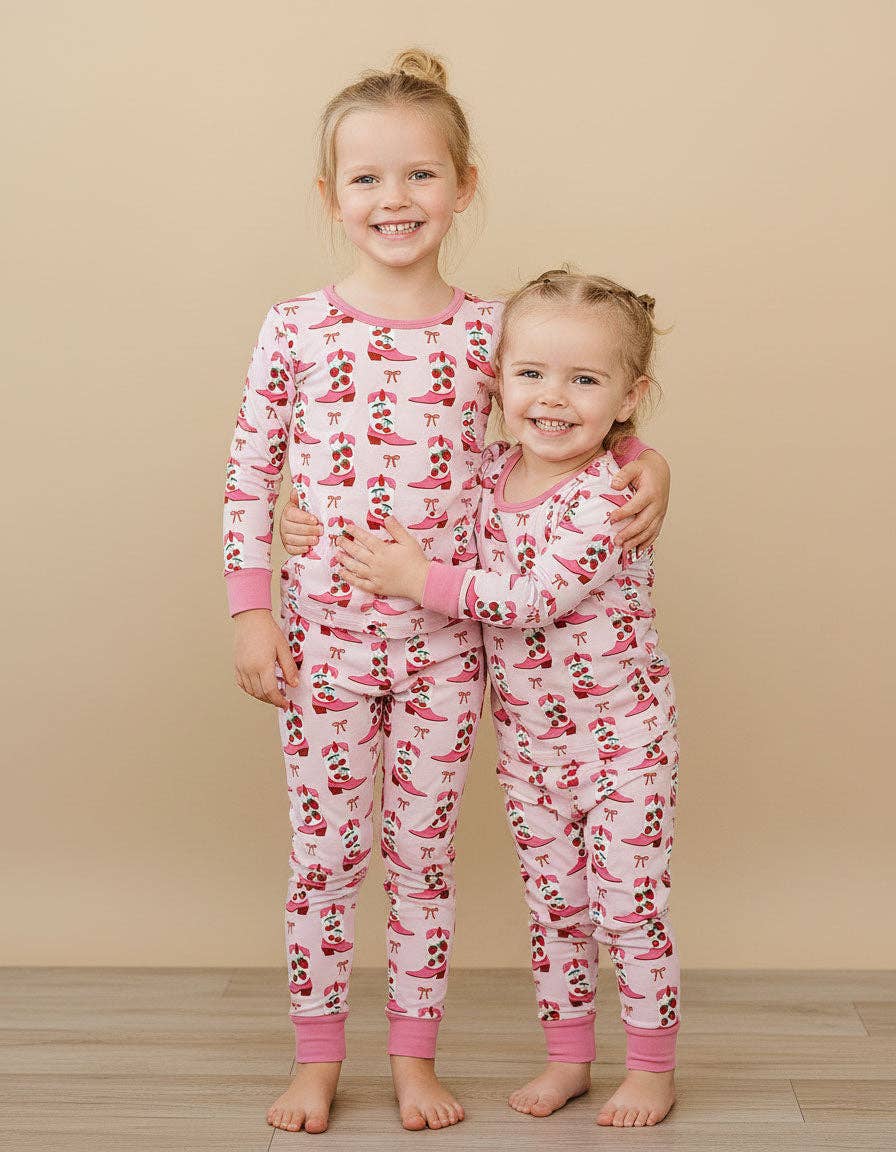 Bamboo Two Piece Set | Bootsberry Cowgirl: 4T