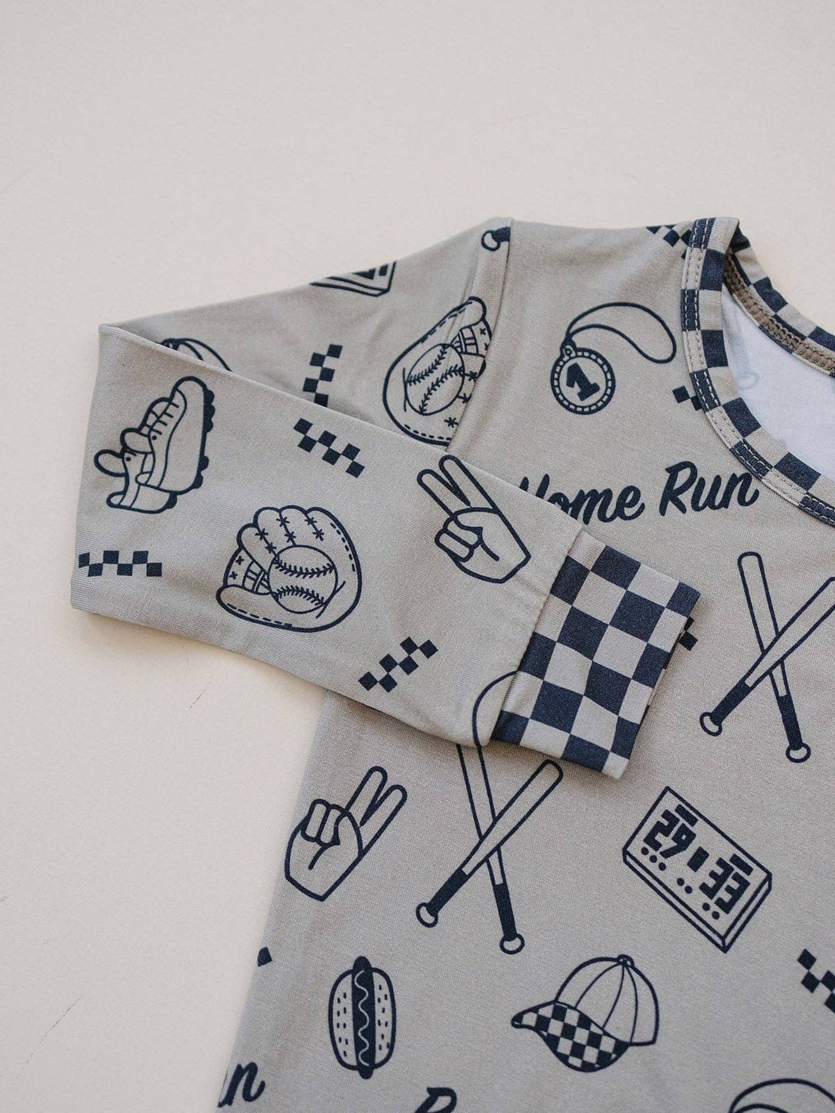 Bamboo Two Piece Set | Home Run: 5T