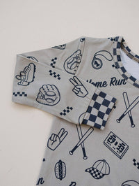Bamboo Two Piece Set | Home Run: 5T
