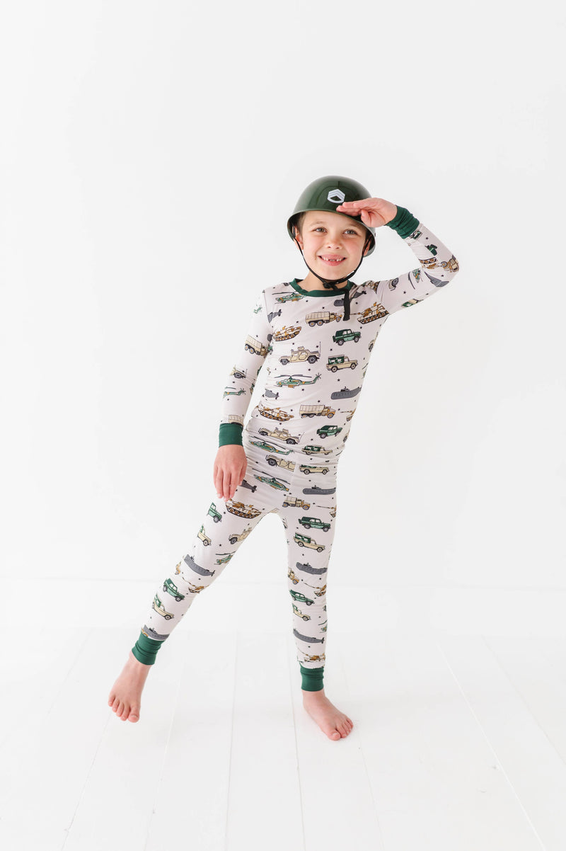 Tanks for Your Service  Kids Pajamas: 7/8Y