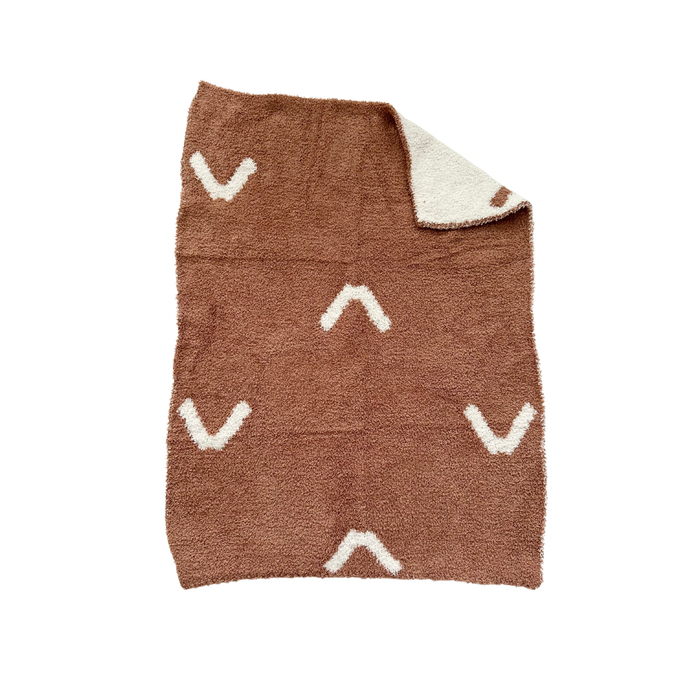 Mini Blanket || Arrow Caramel + Cream