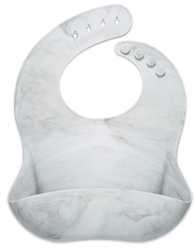 Silicone Baby Bib || Marble