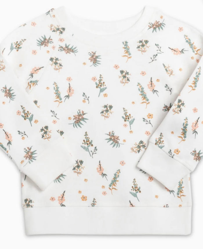 Organic Cotton Pullover || Ester Floral + Tide